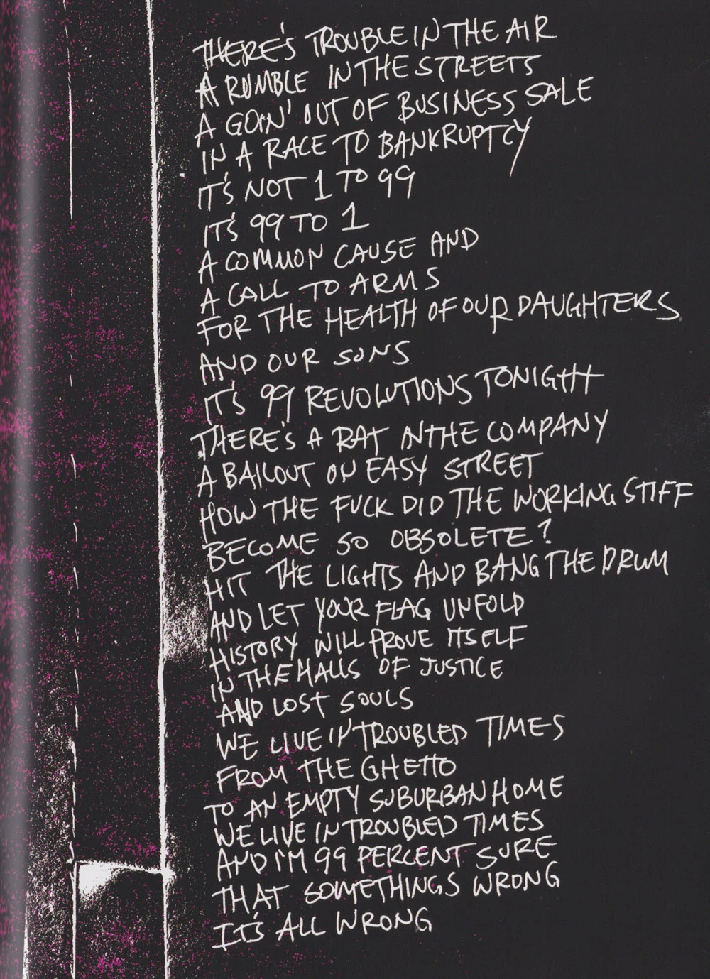 ¡Tré! hardcover lyric book - page 38
