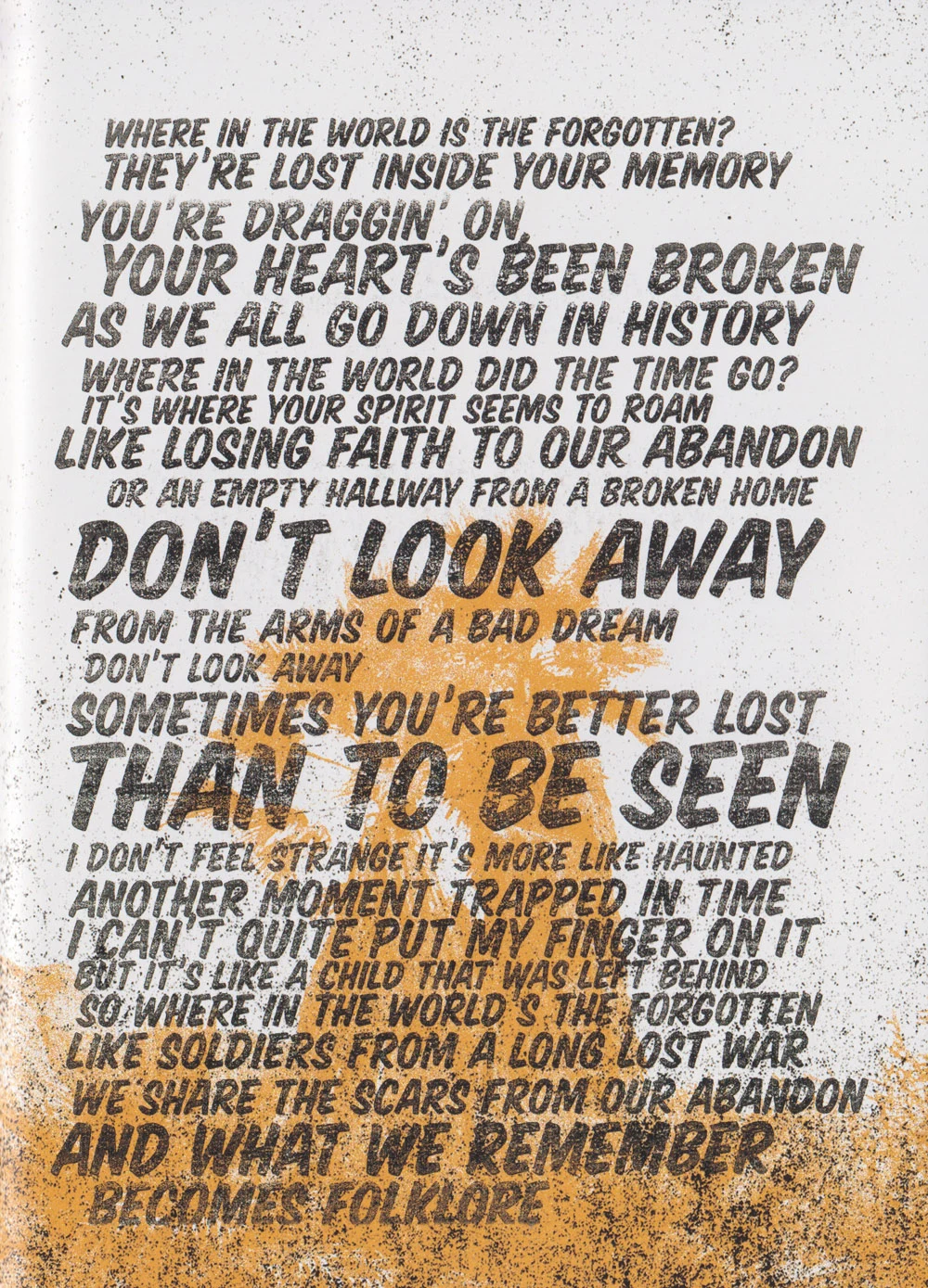 ¡Tré! hardcover lyric book - page 42