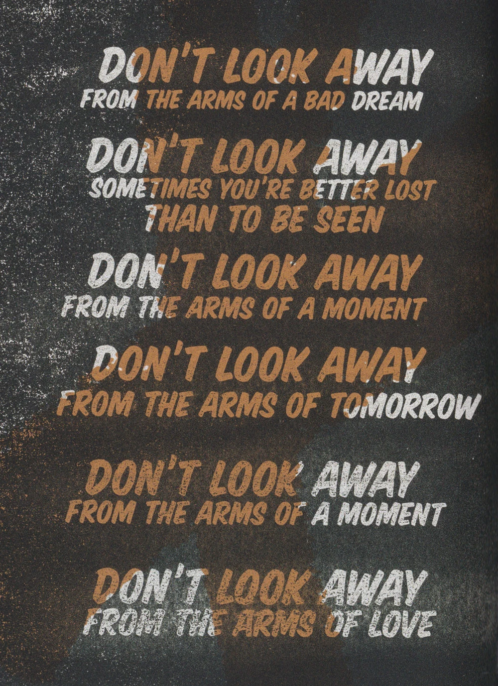 ¡Tré! hardcover lyric book - page 43