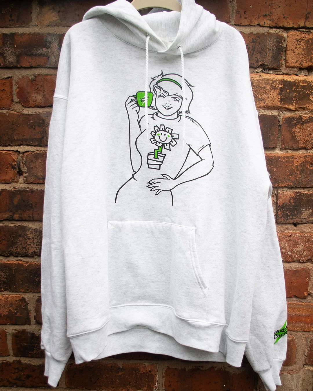 Kerplunk Oakland Coffee hoodie - front