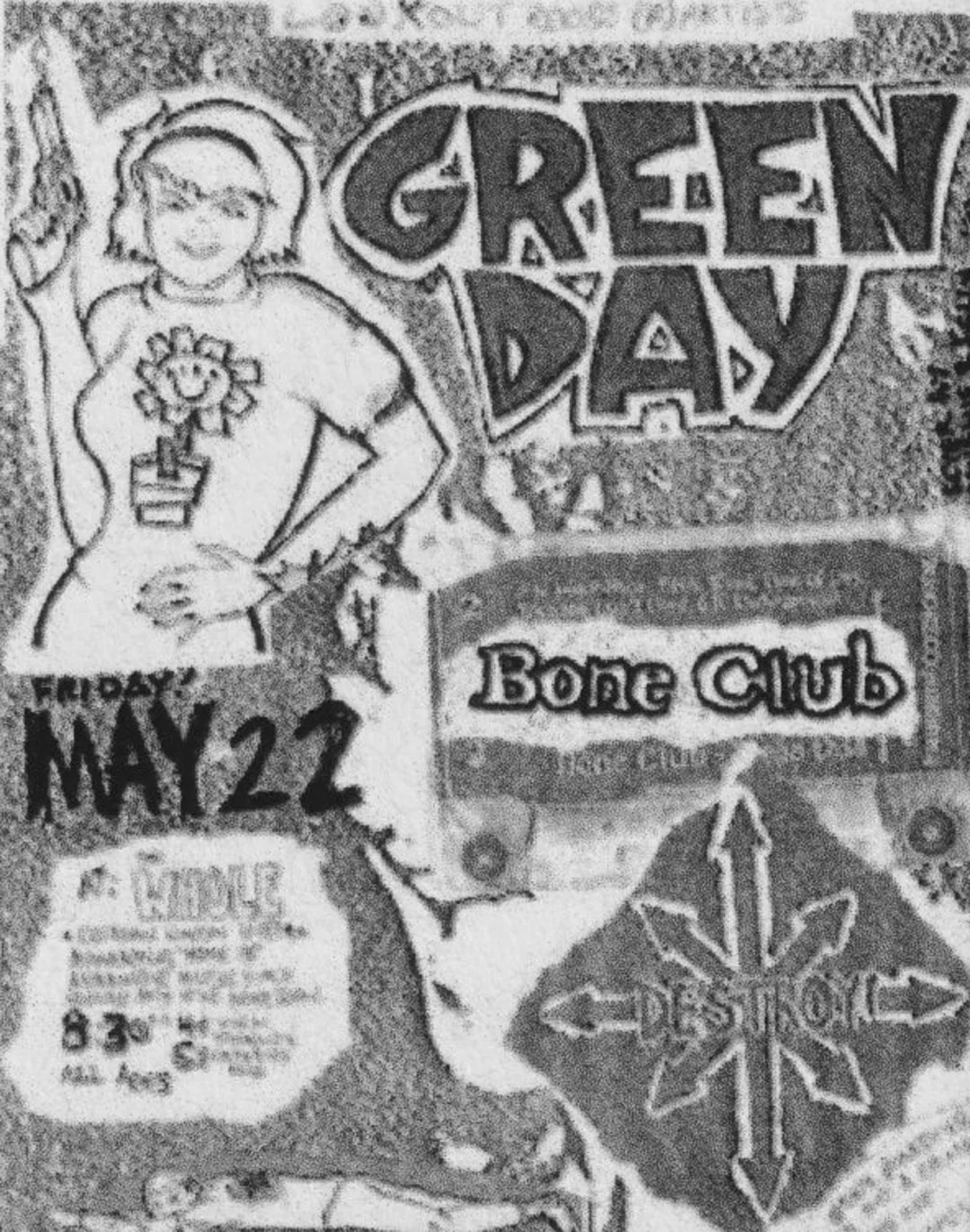 22 March 1992 - Whole Music Club - Minneapolis - Flyer