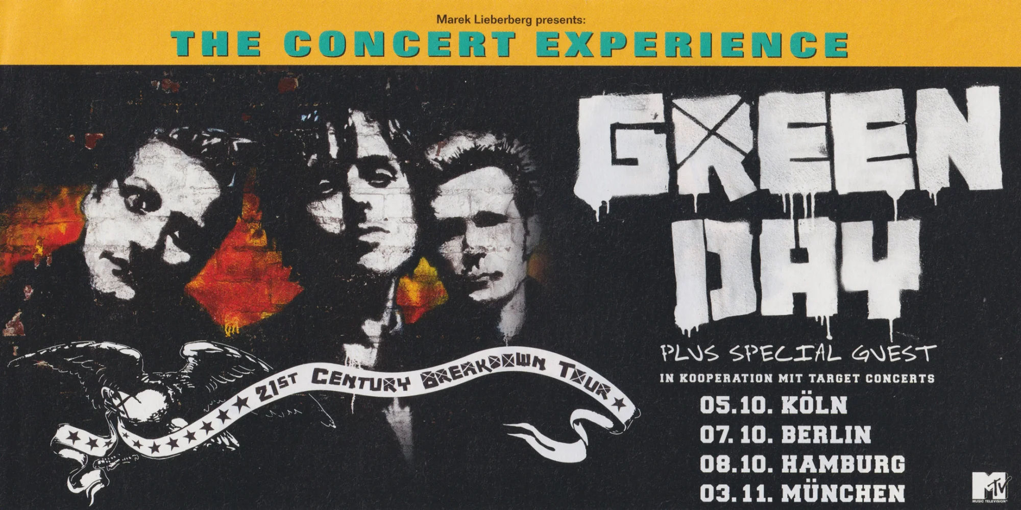 2009 German tour dates flyer