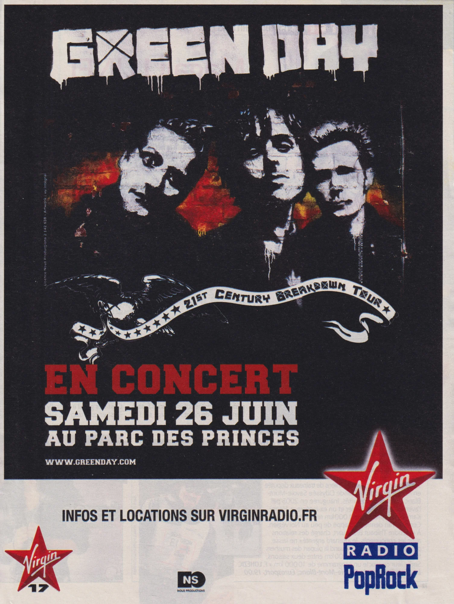 26 June 2010 - Parc des Princes - Paris, France - Magazine Ad