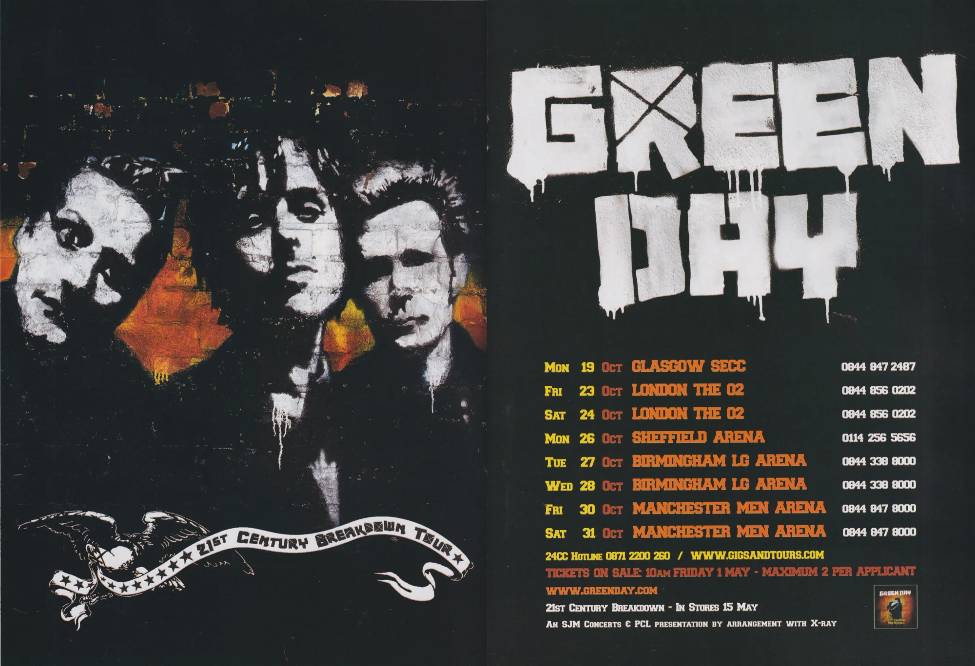 October 2009 - UK Tour - Kerrang Ad