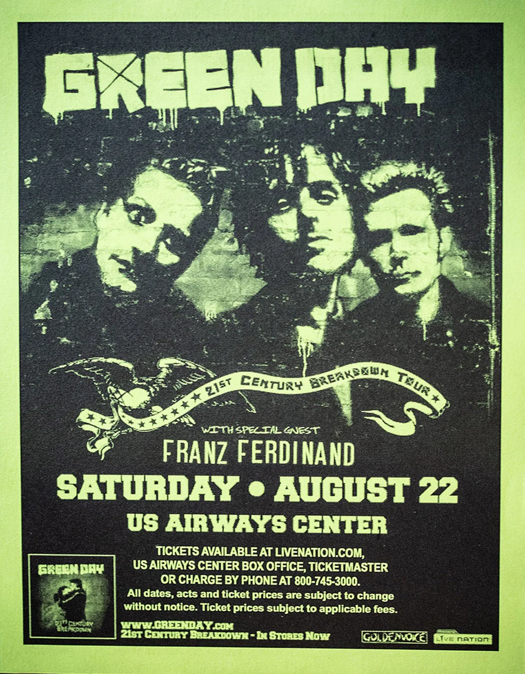 22 August 2009 - US Airways Center - Phoenix, AZ - Flyer