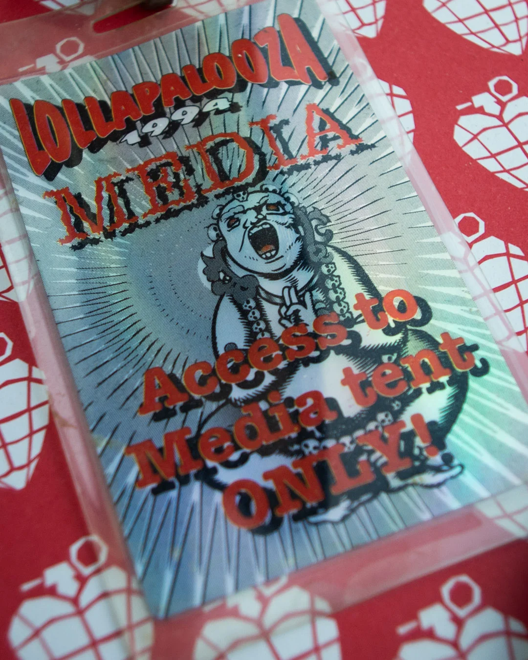 Lollapalooza 1994 Media Pass