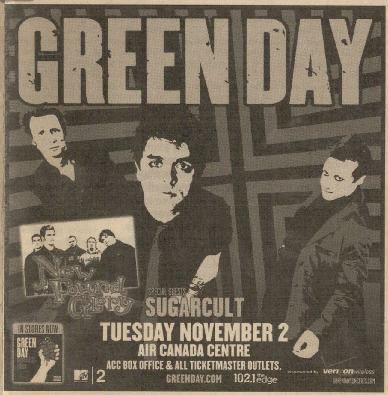 2 November 2004 - Air Canada Centre - Toronto - Flyer