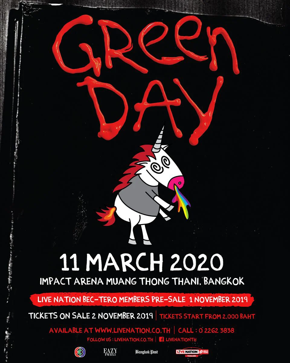 11 March 2020 - IMPACT Arena - Bangkok, Thailand - Poster