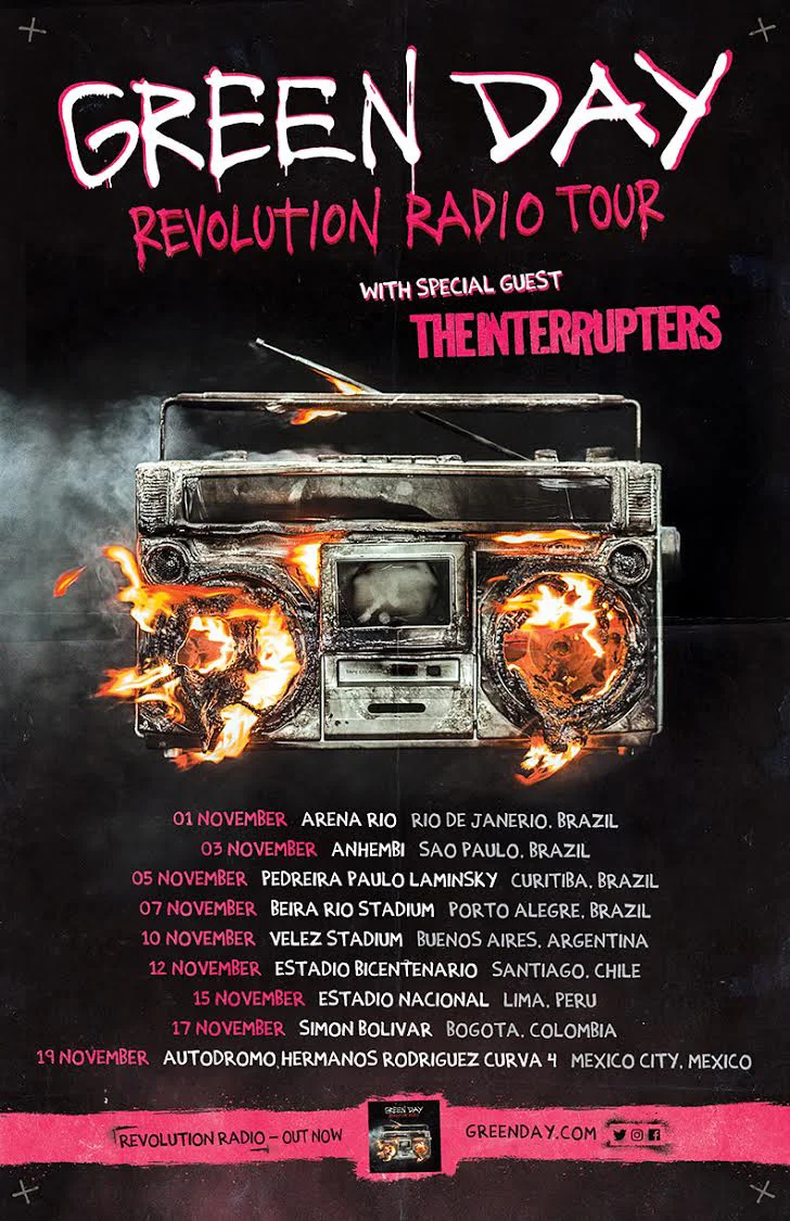 2017 - Latin American Tour Dates - Poster