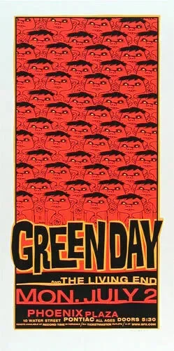 2 July 2001 - Phoenix Plaza Amphitheater - Pontiac, MI - Poster