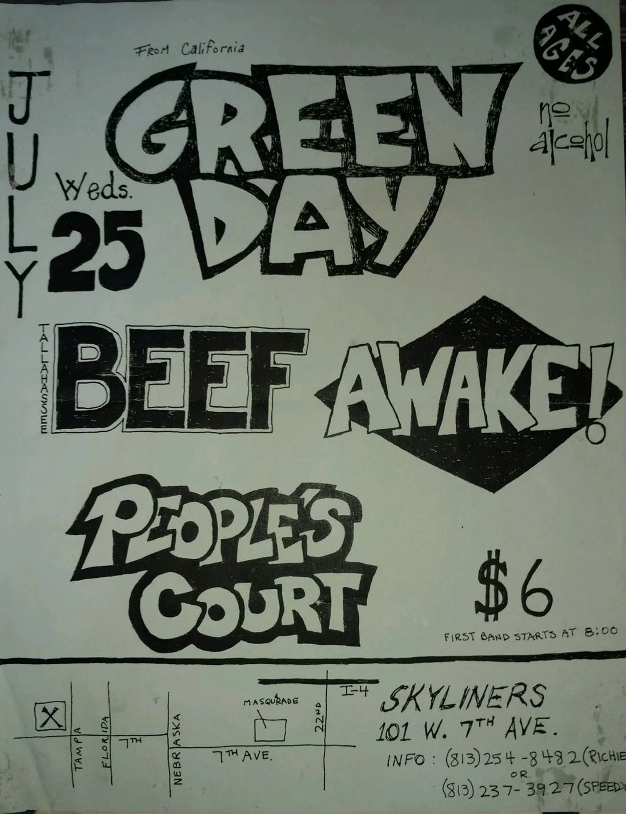25 July 1990 - Skyliners - Tampa, FL - Flyer