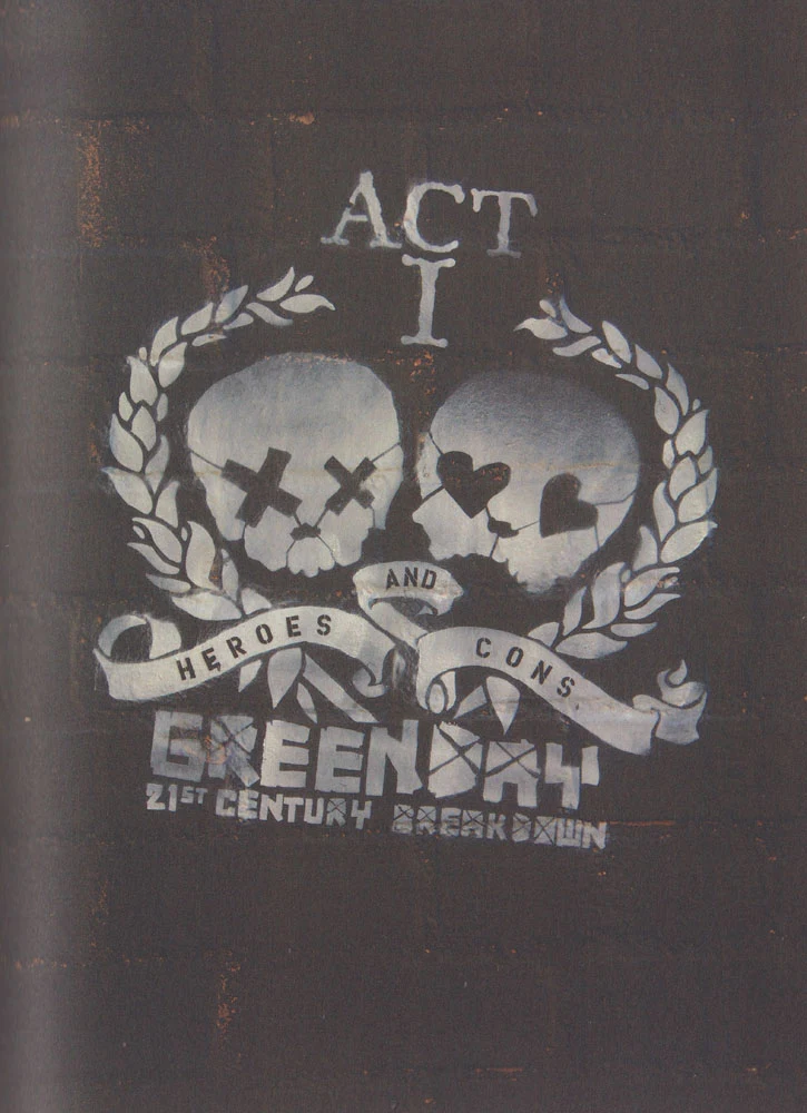 21st Century Breakdown hardcover lyric book - page 4