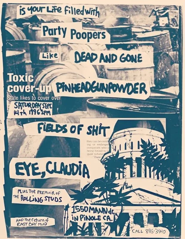 Pinhead Gunpowder - 14 September 1996 - Eggplant's House - Flyer