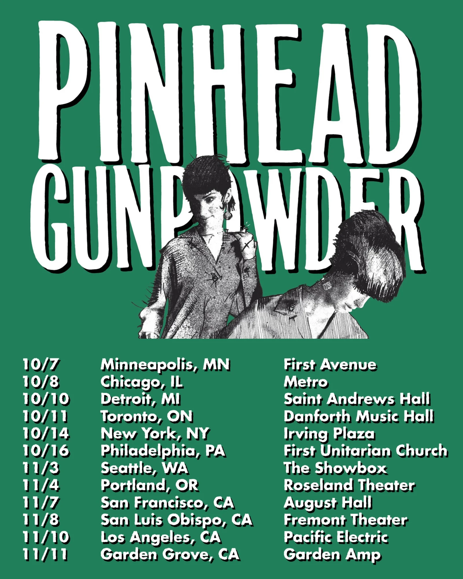 Pinhead Gunpowder - 2026 Tour Dates