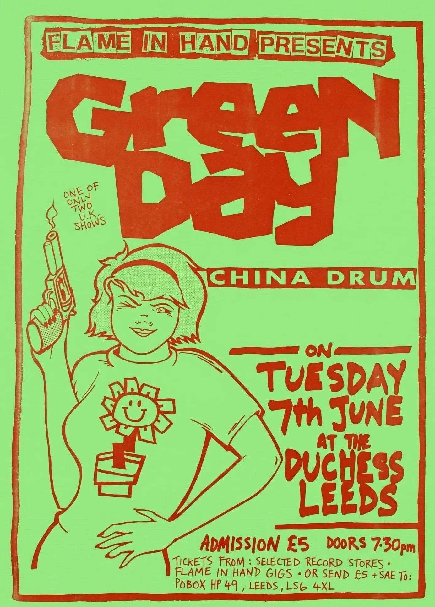 7 June 1994 - Duchess of York - Leeds, England - Flyer
