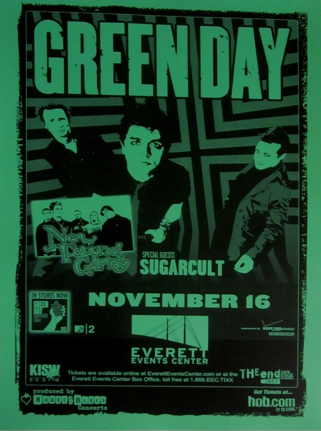 16 November 2004 - Events Center - Everett, WA - Flyer