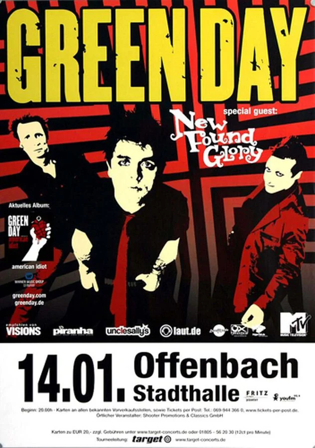 14 January 2005 - Stadthalle - Offenbach, Germany - Poster