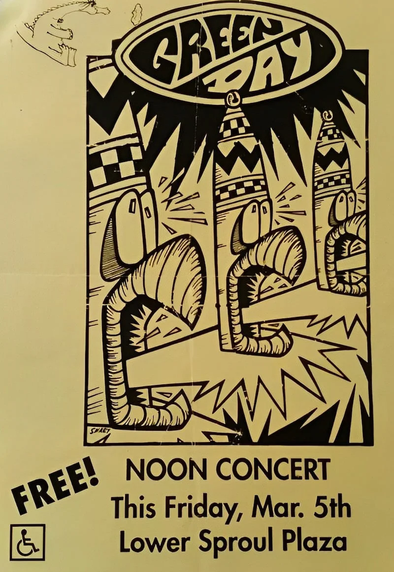 5 March 1993 - Berkeley, CA - Lower Sproul Plaza - Flyer