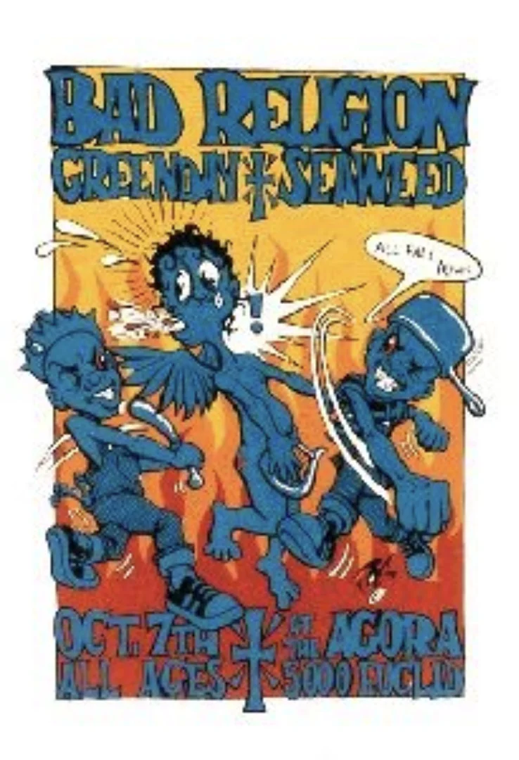 7 October 1993 - Cleveland, OH - Agora Ballroom - Poster
