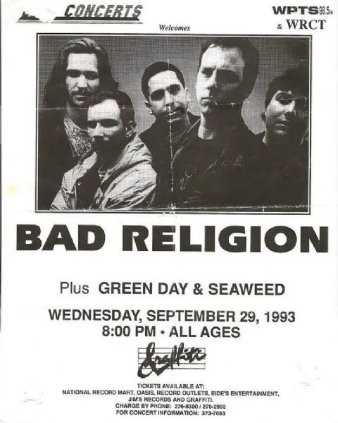 29 September 1993 - Pittsburgh, PA - Graffiti Showcase - Flyer