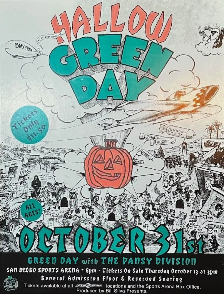 31 October 1994 - San Diego, CA - Sports Arena - Poster