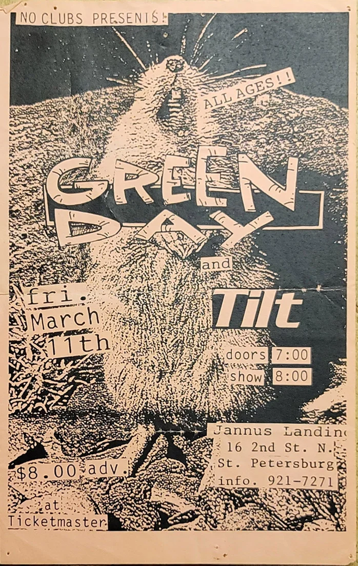 11 March 1994 - St. Petersburg, FL - Jannus Landing - Flyer