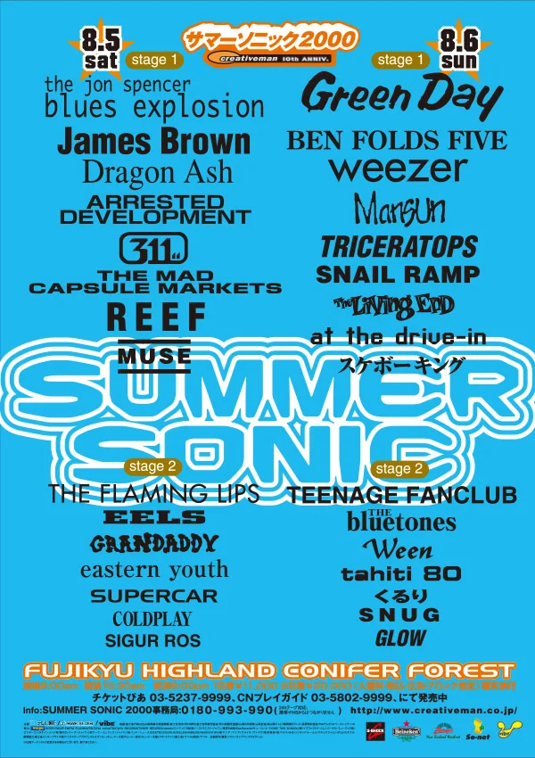 Summer Sonic 2000 Poster