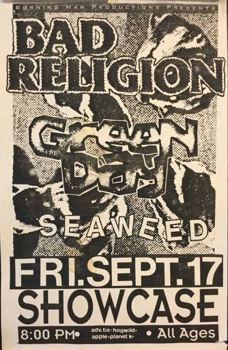 17 September 1993 - San Antonio, TX - Showcase Events Center - Flyer