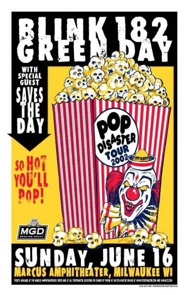 16 June 2002 - Milwaukee, WI - Marcus Amphitheater - Poster