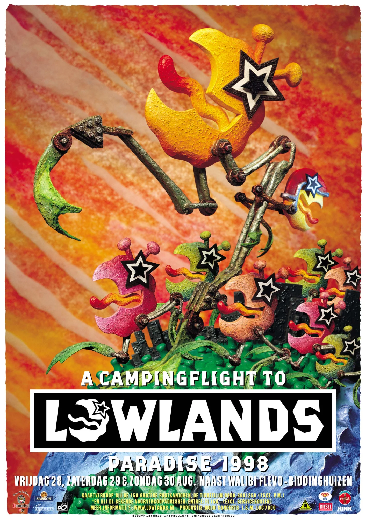 28 August 1998 - Lowlands Festival - Poster