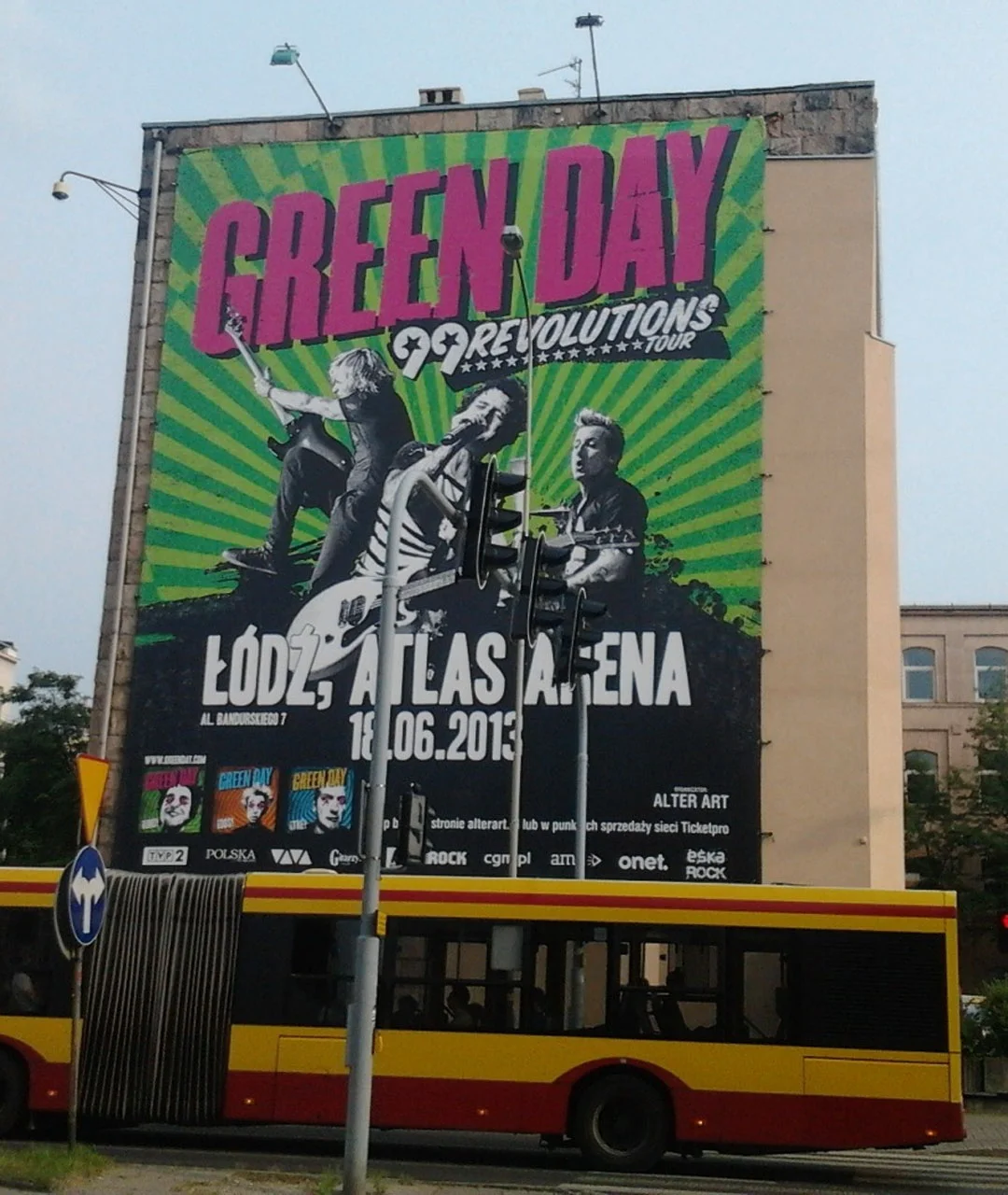 Green Day in Åódź, Poland