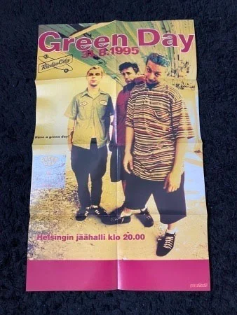 31 August 1995 - Helsinki, Finland - Jäähalli - Poster