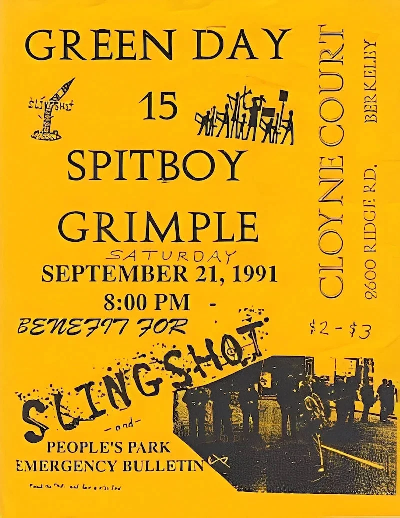 21 September 1991 - Berkeley, CA - Cloyne Court Co-Op - Flyer