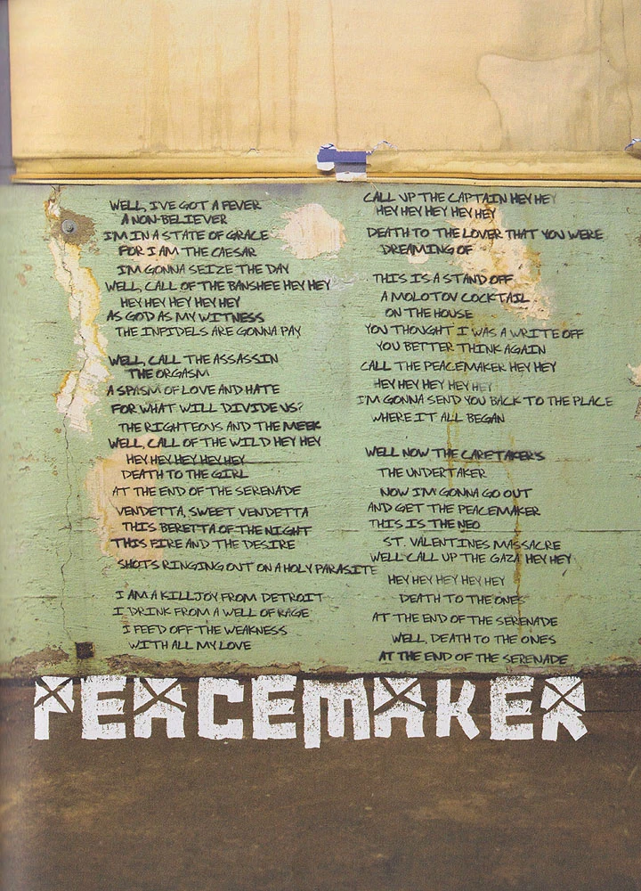 21st Century Breakdown hardcover lyric book - page 22