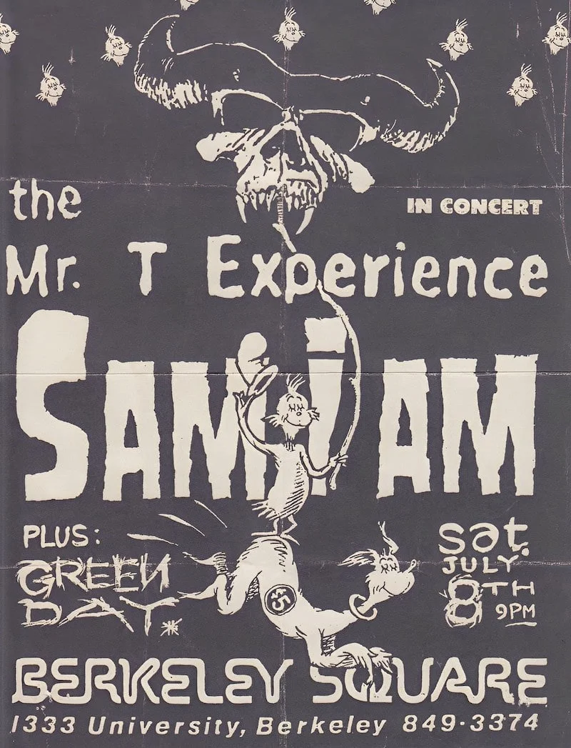 8 July 1989 - Berkeley Square - Flyer