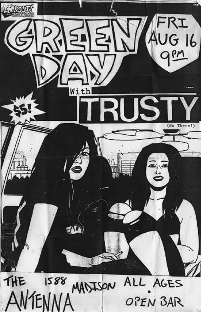 16 August 1991 - Memphis, TN - Antenna Club - Flyer