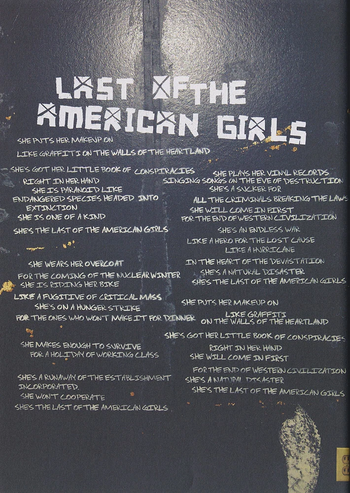 21st Century Breakdown hardcover lyric book - page 23