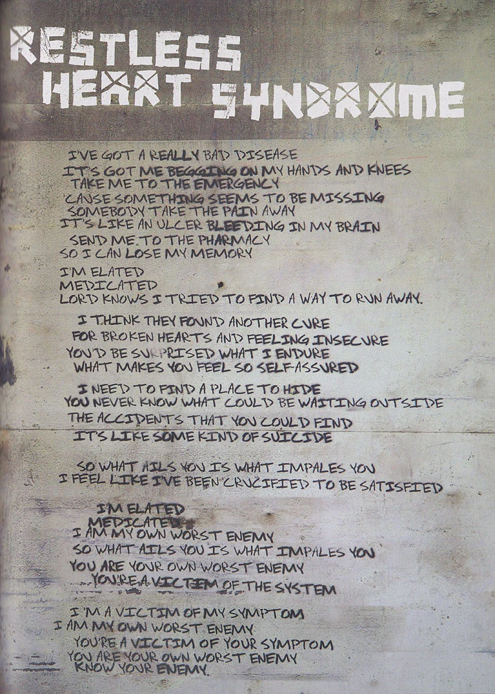 21st Century Breakdown hardcover lyric book - page 30