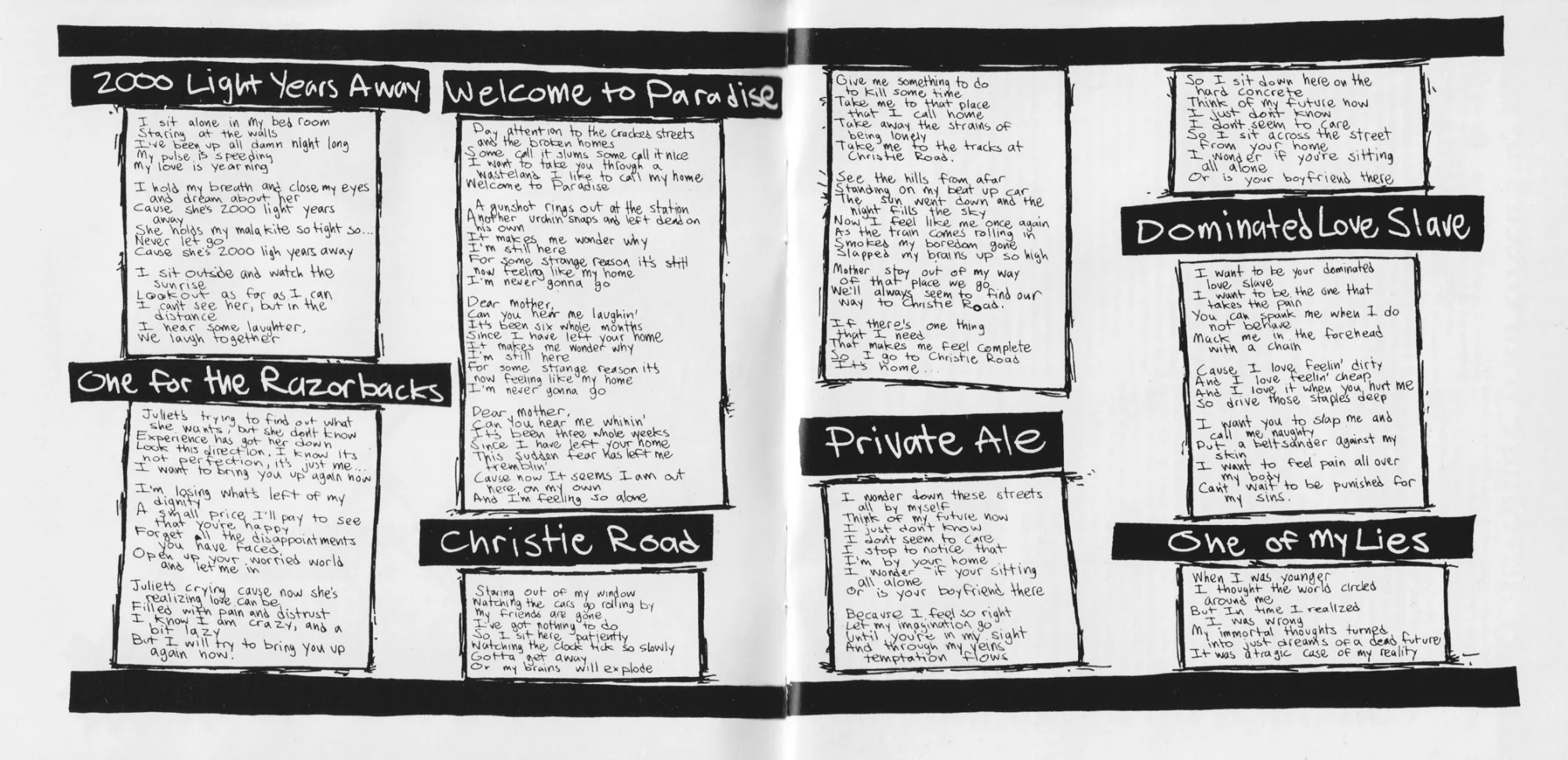 Kerplunk booklet - pages 1-2