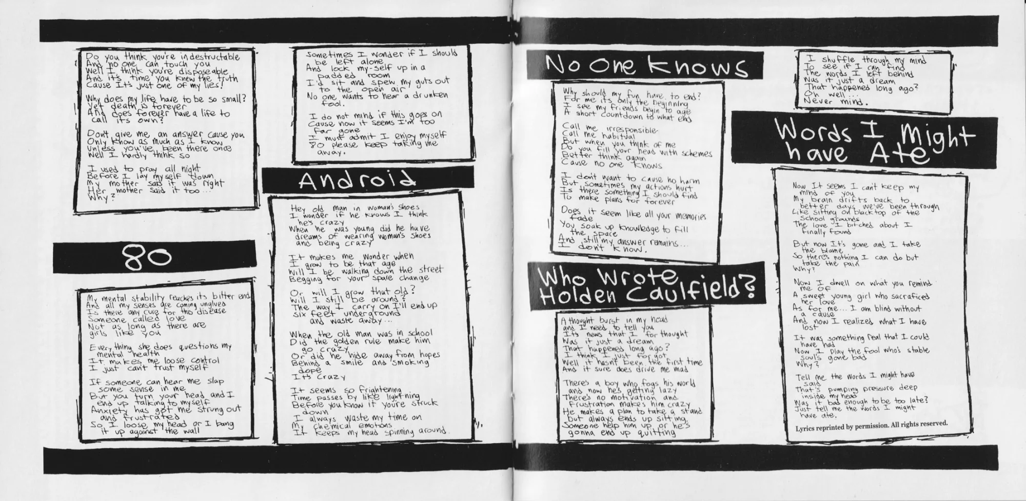 Kerplunk booklet - pages 5-6