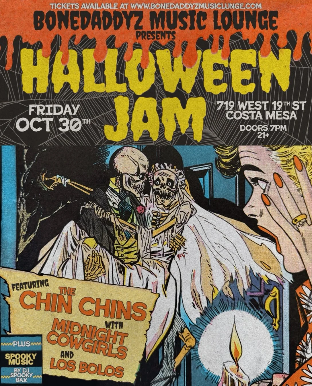 30 October 2026 - The Chin Chins - Costa Mesa, CA - Flyer