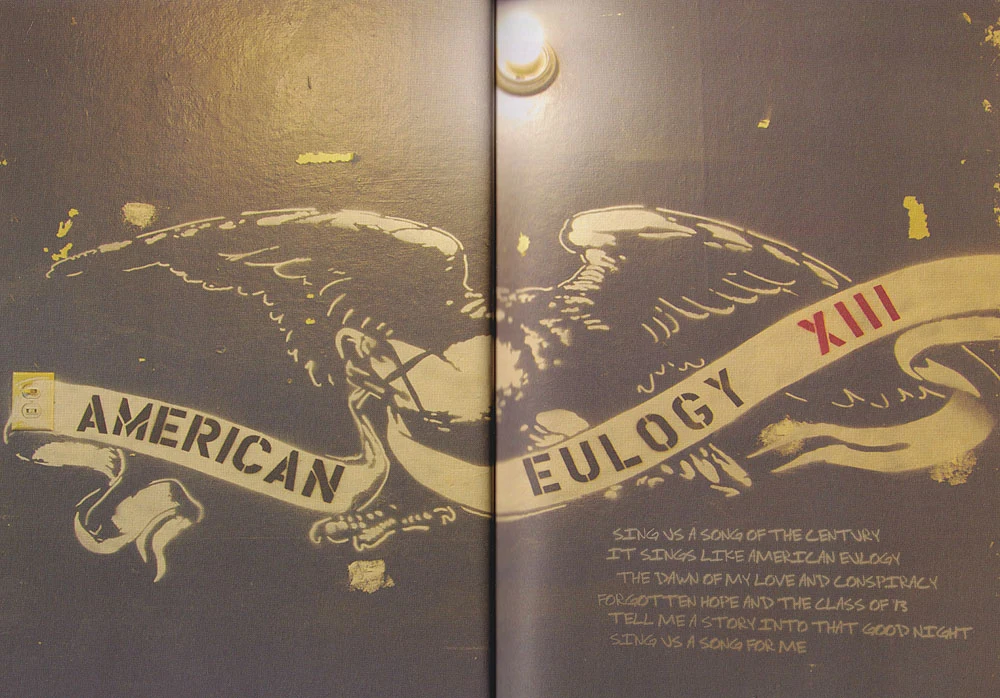 21st Century Breakdown hardcover lyric book - page 39-40