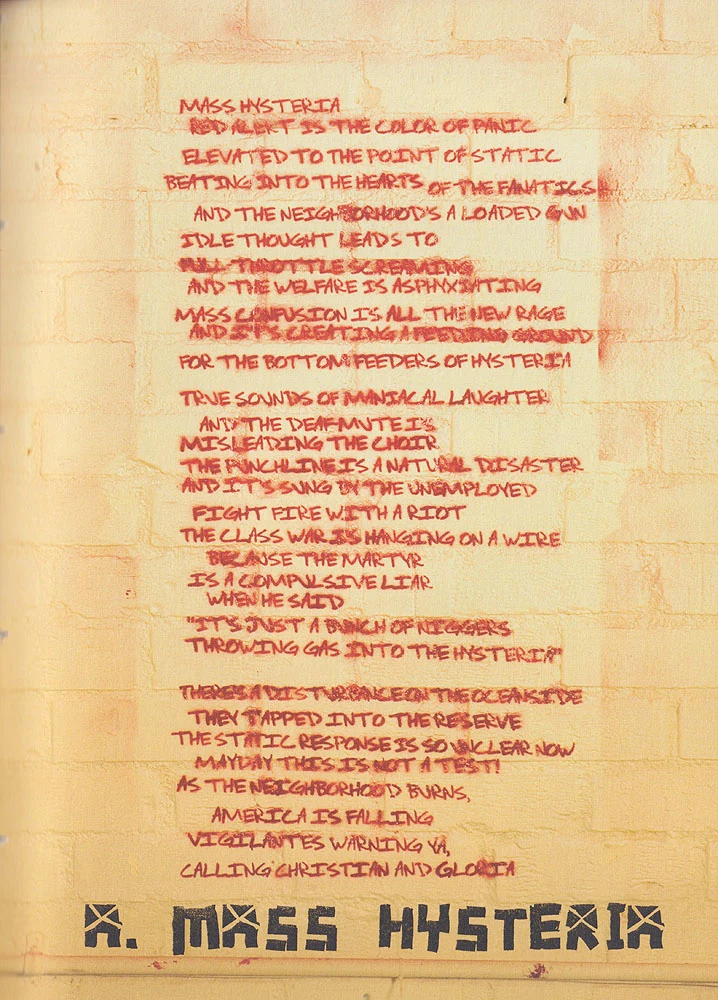 21st Century Breakdown hardcover lyric book - page 42