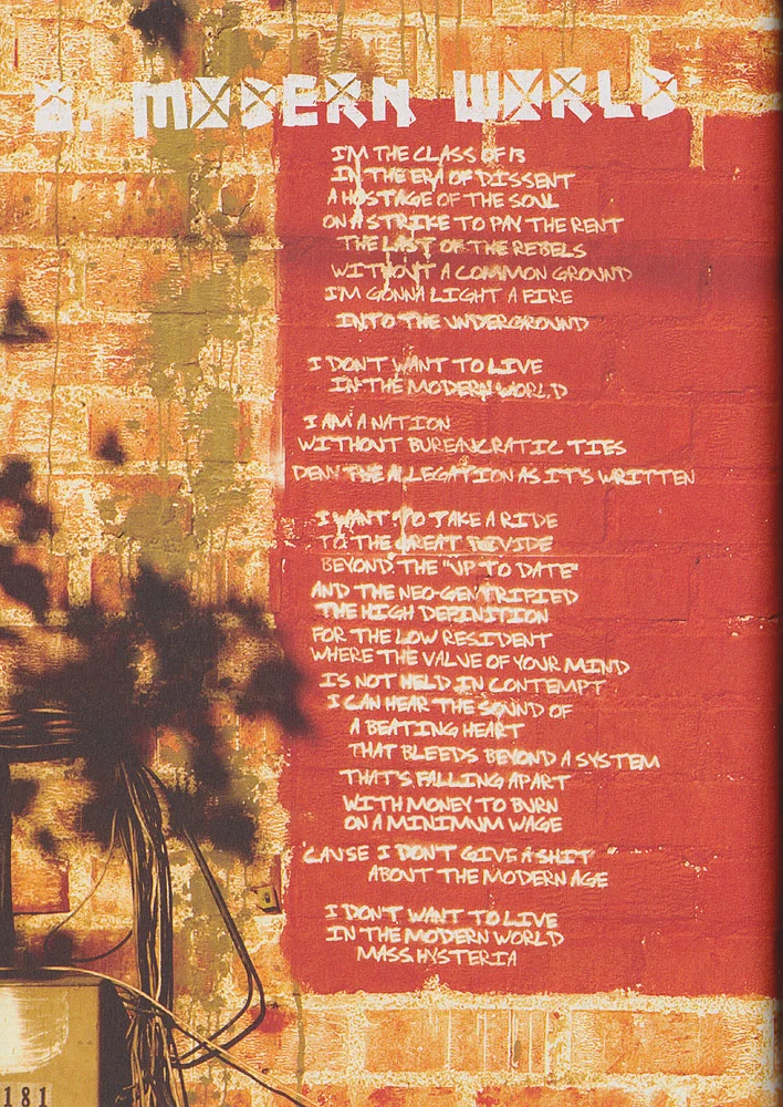 21st Century Breakdown hardcover lyric book - page 43
