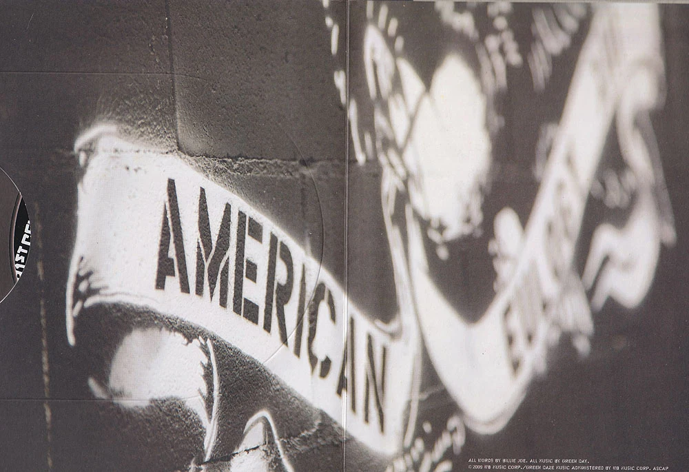 21st Century Breakdown hardcover lyric book - back pages