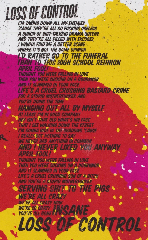 ¡Uno! - Loss of Control lyrics