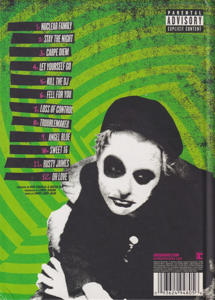 ¡Uno! hardcover lyric book - back cover