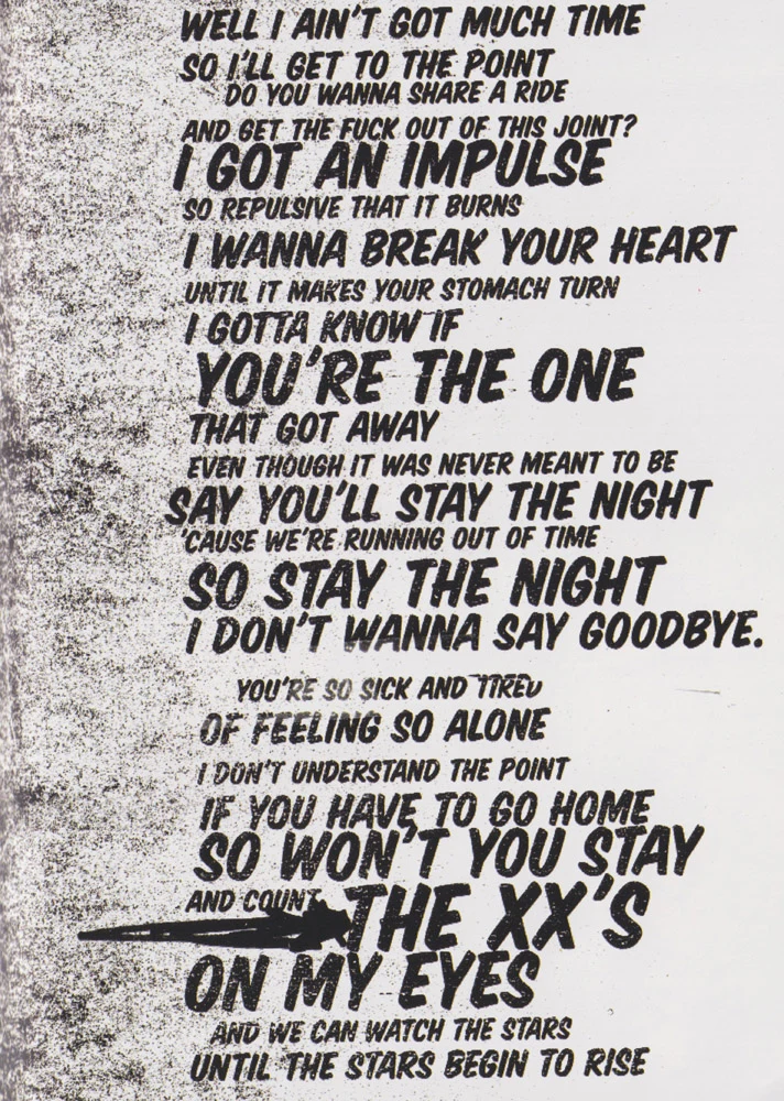 ¡Uno! hardcover lyric book - page 9