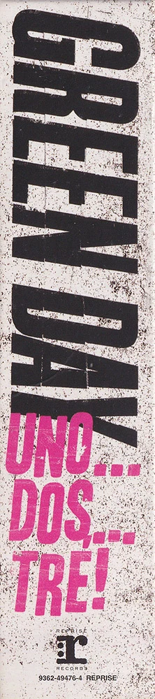 ¡Uno! ¡Dos! ¡Tré! regular CD box set - side of box