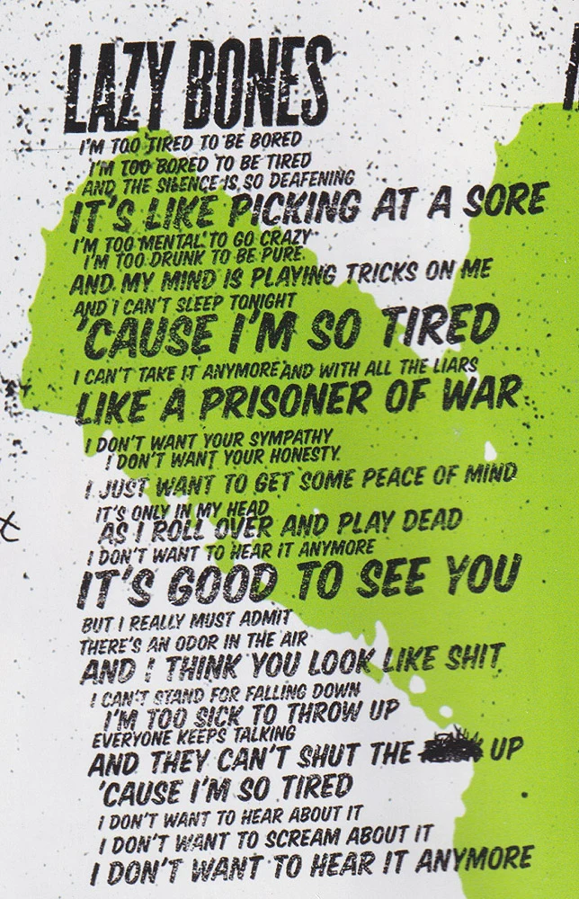 ¡Dos! - Lazy Bones lyrics